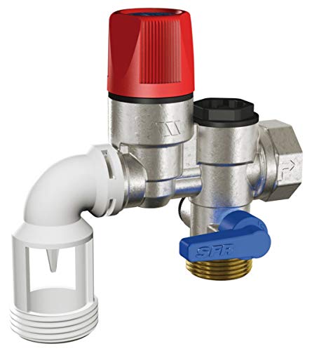 WATTS INDUSTRIES - Groupe de sécurité GSM 26x34 coudé inox réf 2254555M2