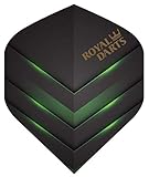 Royal Darts Flights Professional (5 Sets (15 Flights), Grün)