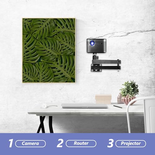 Soporte ajustable de proyector para evitar cables sueltos en el suelo 4