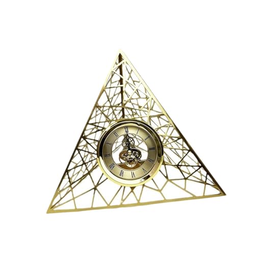 Reloj de metal triangular de bajo ruido con maquinaria silenciosa continua 4