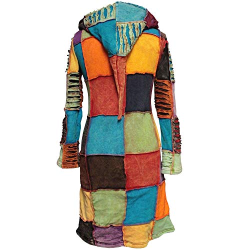 Shopoholic Fashion Women Embroidery Slashed Knee Length Jacket2