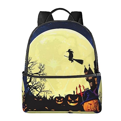 Sac à dos de travail Halloween Moon | Protégez votre ordinateur en voyage