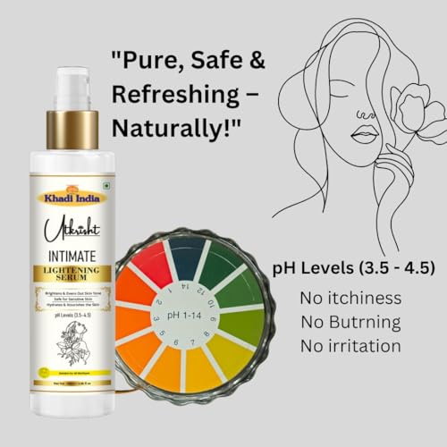 Image of khadi Intimate Lightening Serum, Brightening Formula for Bikini Line, Underarms and Inner Thigh, 100ml
