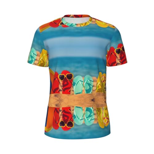 Camiseta de malla masculina para correr y disfrutar en la playa este verano