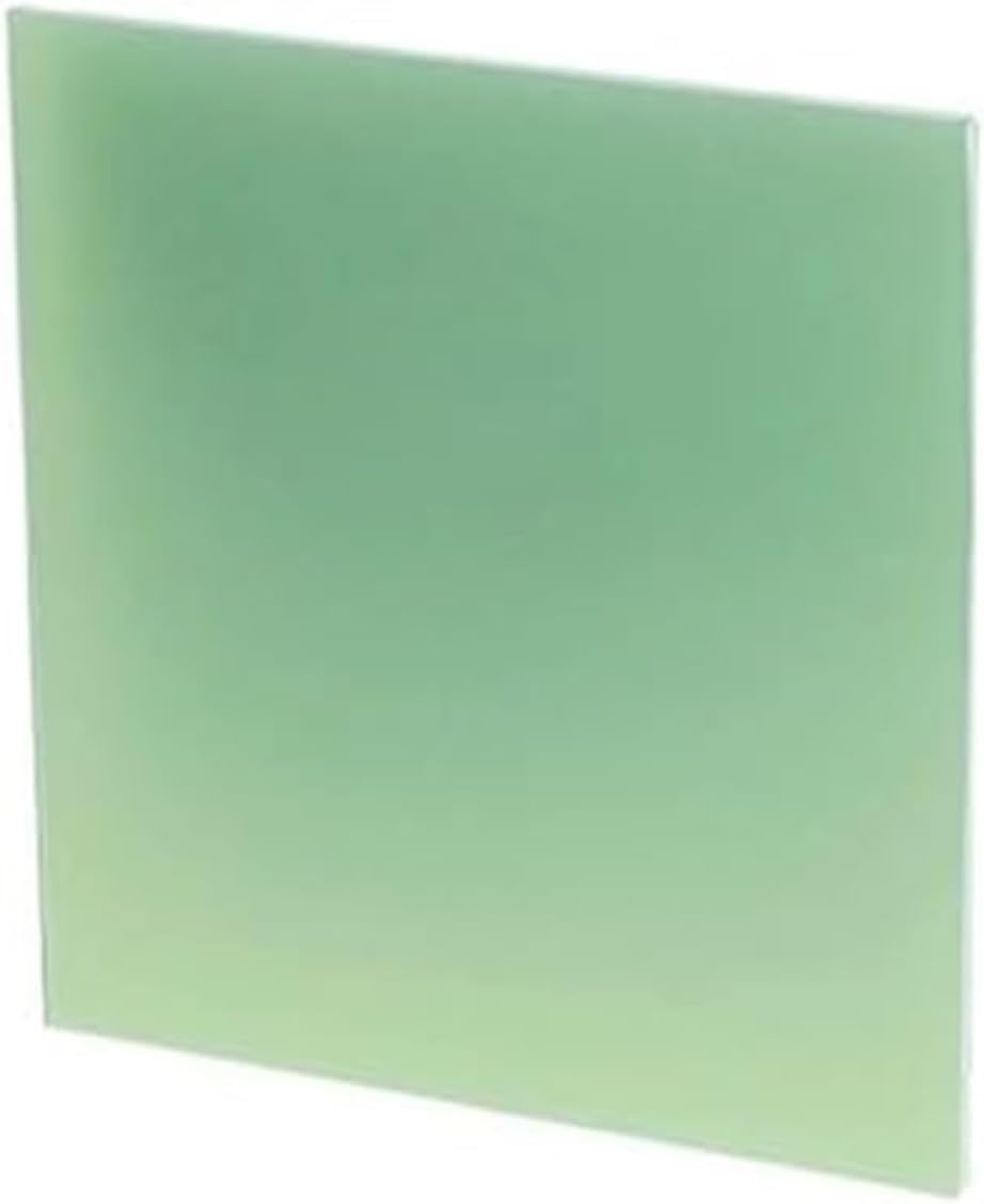1pcs Green FR4 Epoxy Sheet Resin Glass Fiber Insulation Plate, 0.8mm Thick(100mmx100mm)