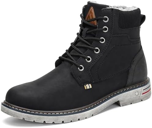Mishansha Herren Winterschuhe Warme Gefüttert Damen Winterstiefel Wasserabweisend Wanderschuhe Boots