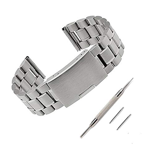 [܂낷Ƃ] voh xg XeX X}[gEHb`ohXeX|~l[[ ^ uX oh 18mm 20mm 22mm 24mm ol_͂ t xg (20mm, Vo[)