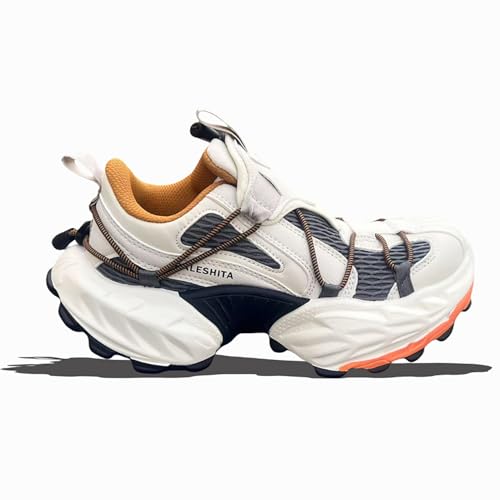 Fashion Platform Chunky Sneakers for Women, Trendy Comfort Running Gym Breathable Sports Men's Footwear, Unisex Walking Road Athletic Shoes