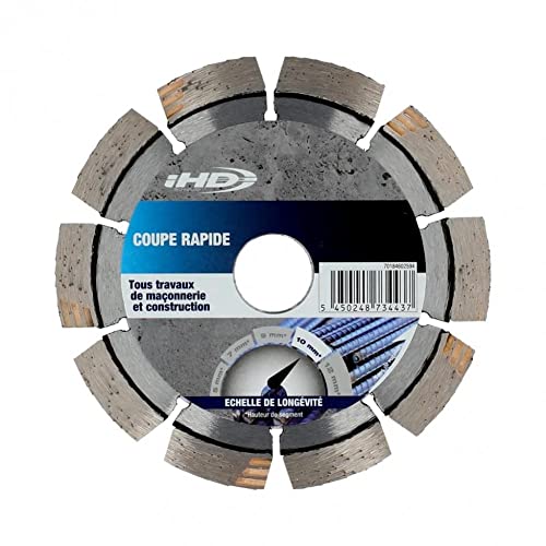 Disque diamant Norton intensif 125mm qualité supérieure pour constructeurs - 3