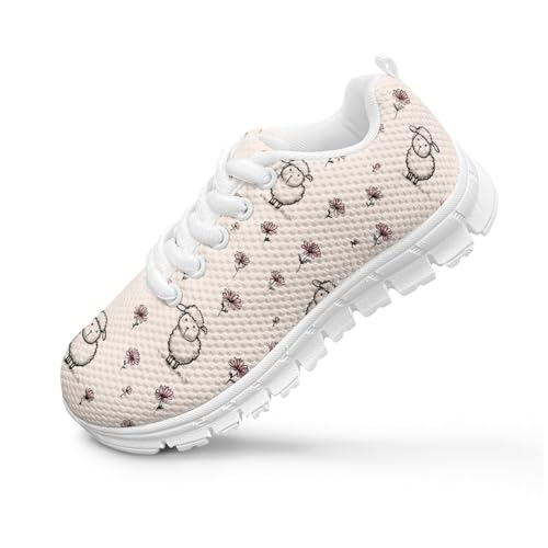 Running Shoes for Kids Breathable Soft Floral Graphic Lightweight Comfy Daily Wear Workout Mesh Tennis Sneakers2