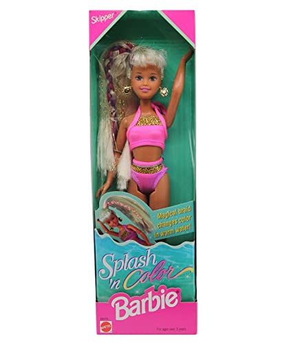 Mattel Barbie - Splash 'n Color Skipper Doll - 1996