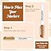 Motiskyy 48 Pcs Metallic Permanent Markers Bulk Metallic Marker Pens Medium Tip Quick Dry Paint Pen for DIY Crafts Artist Illustration Gift Card Making(Gold and Silver)
