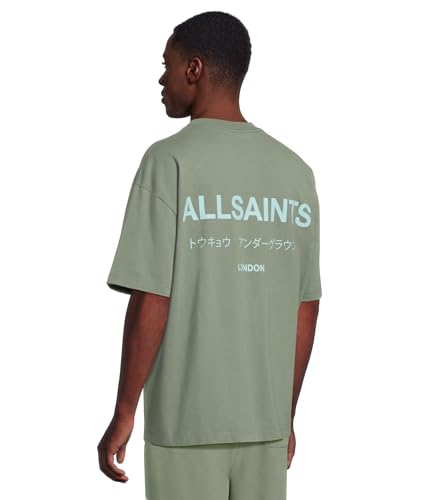 Image of AllSaints Men's Underground Oversized Short Sleeve Crew Neck Shirt