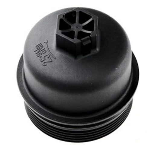 MKAREPART Tappo di copertura per filtro dell'olio del motore dell'auto compatibile con Transit MK7, Mondeo MK4 Berlingo C2 C3 C4 C5 C8 1007 206 207 307 308 407 3M5Q6737AA 1103.L7 1303477