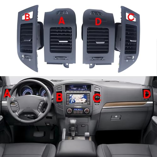 Aération interne Pajero Montero V97 grille console avant climatisation - 2