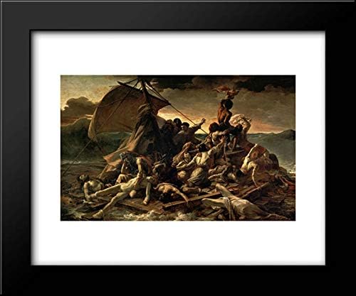 The Raft Of The Medusa 24x20 Framed Art Print by Theodore Gericault