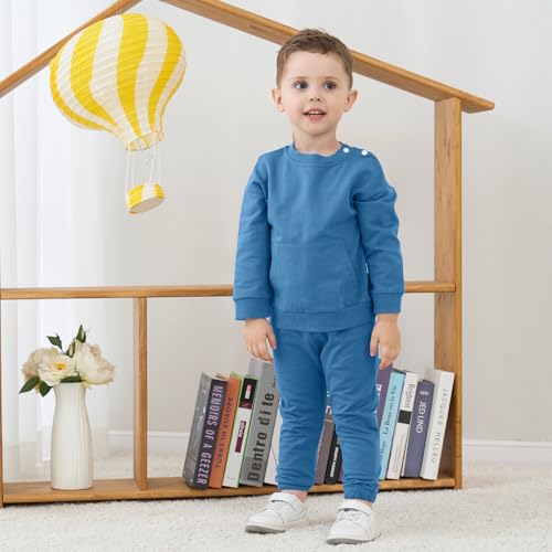 Fullfamous Baby Boy's 2pc Hoodie Onesie and Pant Set2