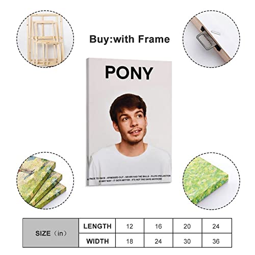 Poster Rex Orange County PONY Toile Décoration Salon 50x75 cm