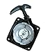 Shnile Recoil Pull Starter Assembly compatible with Ice Augers with Jiffy 4057-S Two Cycle Engines