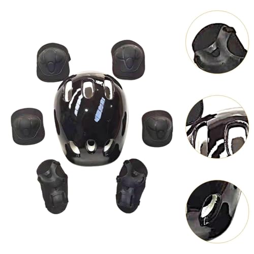 Casco de bicicleta y kit anticaídas infantil para aprender a usar patines 2
