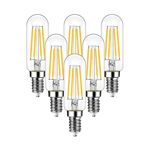 ANWIO E14 LED Leuchtmittel 4.5W Filament Lampe, T25 470LM Edison LED, Ersetzt 40w Glühbirne, Warmweiß 2700K, Nicht…