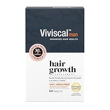 Viviscal Mens Hair Growth Supplements for Thicker Fuller Hair, Clinically Proven Collagen Complex, 60 Tablets 1 Month Supply