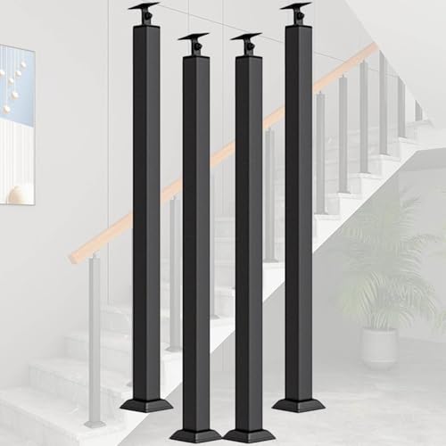 Fer forgé robuste pour rampe d'escalier et terrasse 95cm