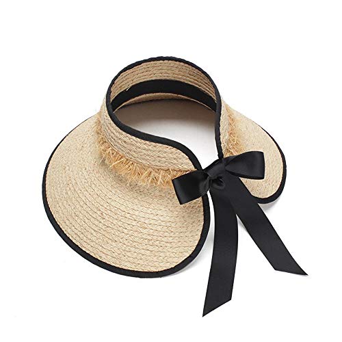 XYAL-Hats Xingyue Aile Chapeaux de Chapeau et de Cow-Boy, Chapeau de Soleil pour Les Loisirs estivaux à vélo, Chapeau Haut de Forme Pliable en Rouleau à Large Bord de Plage Lafite Cover
