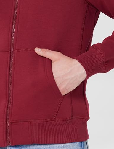 Image of U.S. Polo Assn. Men's Solid Regular fit Sweatshirt, Cotton Blend, Hooded Neck