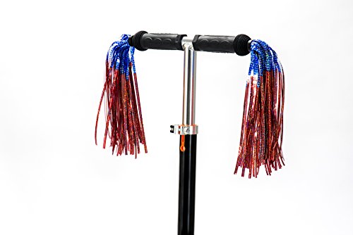 Scoot Scooter & Bike Streamers (Red, White & Blue) #TOP3