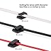 Ninonly Clips de Cable 3M Adhesivo 200 pcs Grapas para Cable Organizador...