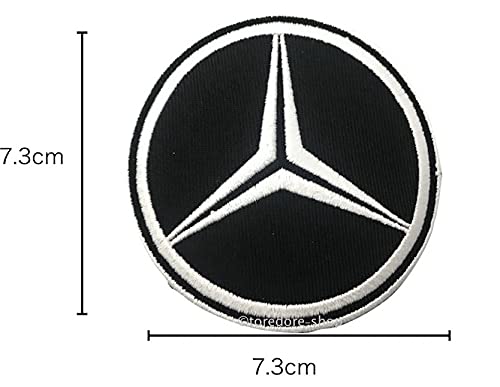 Amazon.co.jp: 汎用 COSTON製 ワッペン アイロン 刺繍 メルセデス