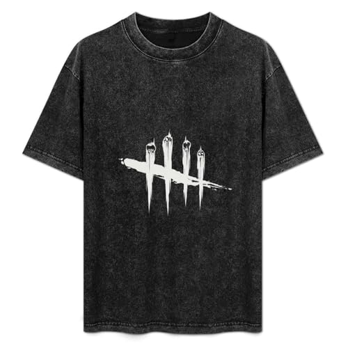 Dead By Daylight Survival Horror Game Men's T-Shirt Unisex Black Men Tees M