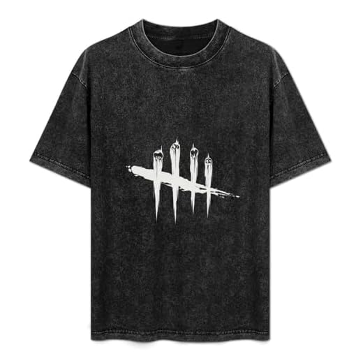 Dead By Daylight Survival Horror Game Men's T-Shirt Unisex Black Men Tees M