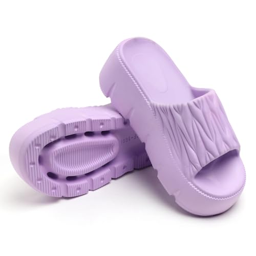 Image of EVA Women Slider | Lightweight Cushioned Slip-On Slides | Anti-Skid, Water-Friendly, Quick-Dry | Indoor /Outdoor Comfort