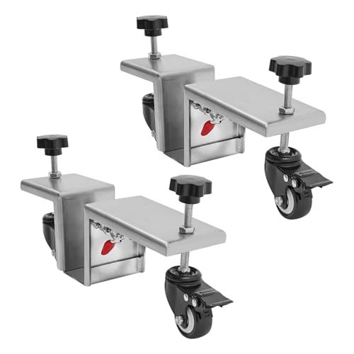 Door Installation Tool, Installation Tool for Doors 1.375 to 1.75 Inches Thick 500lbs,Door Installation Tool Kit,Heavy Door Dolly and Door Board Lifter,Door Hanging Jig Kit with wheel brakes (2 Pcs)