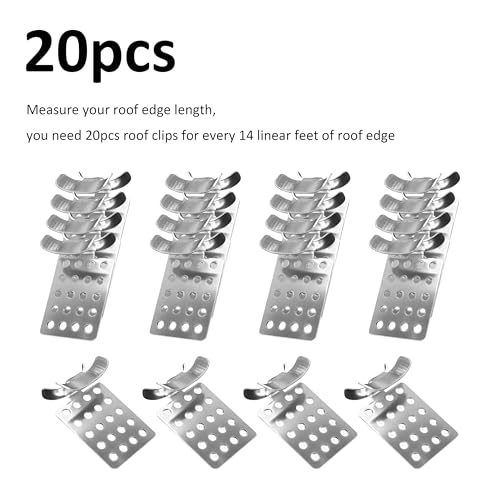 Câble chauffant de gouttières et clips de toit pour dégivrage x20 - 6
