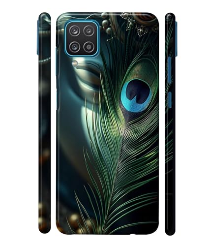 Image of Lord Krishna Mor Pankh Printed Hard Back Case Cover Compatible for Samsung Galaxy M32 5G (Multicolor) - D1663