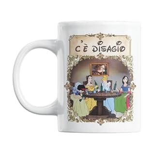 Gesar Tazza Divertente da Ufficio 'C'è Disagio' - Idee Regali Originali per Uomo e Donna - Regalo di Compleanno e Natale - Frasi Divertenti