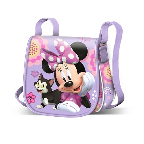 Disney Minnie Mouse Cat-Sac à Bandoulière Muffin Mini, Lilas, 17 x 16 cm