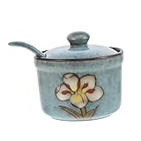 Amosfun Gewürzglas Für Haushalt Gewürzbehälter Mit Deckel Gewürzbox Dekoratives Keramikglas Gewürzhalter Aus Zutatenbehältern Zur Aufbewahrung Verschiedener Gewürze Für Küche Und Kochen