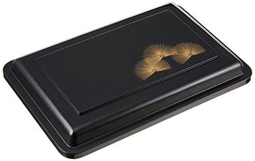 Bakunouchi Bento Box 8 inch Side Food Storage Richi, Wakamatsuchi, Red 10.0 x 6.7 x 2.1 inches (25.5 x 17 x 5.4 cm), ABS Resin (7-421-2), Restaurant, Ryokan, Japanese Tableware, Restaurant, Commercial Use