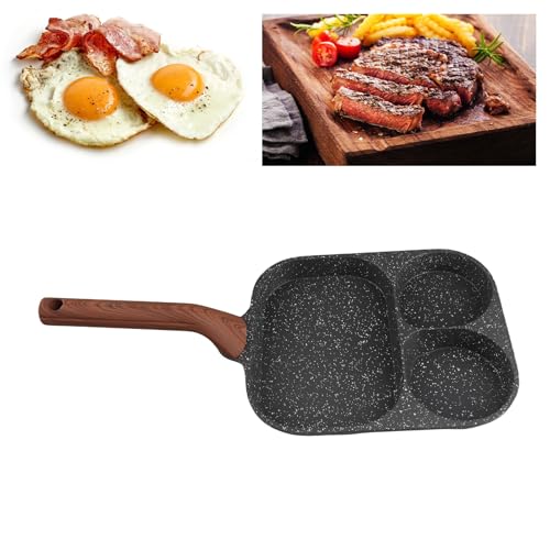 Poêle à œufs antiadhésive avec moule à muffins et compartiments - 5