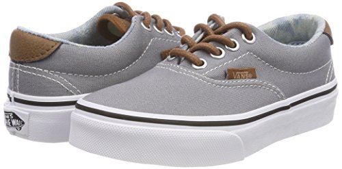 Vans Era 59, Zapatillas Unisex Niños, Gris (C/Yellow), 31.5 EU
