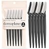 Kitsch Dermaplane Razor for Women Face – Face Razors for Women & Men, Eyebrow Trimmer & Face Shaver – Exfoliating Facial Razor & Skin Care Tool for Smoother Skin – Black, 6 pcs