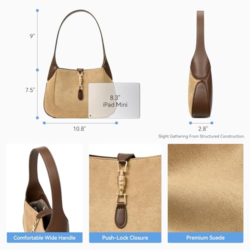 Image of BOSTANTEN Shoulder Bag for Women Designer Lightweight Leather Purses