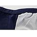 Men's Stretch Swim for Boxer Briefs – Nylon/Spandex Breathable Swimming Shorts with Front Cross Design, Comfortable Beach Swimwear for Men（Navy Blue）（L）