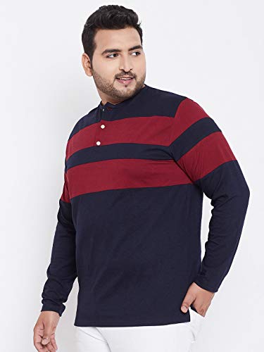 Image of Bigbanana Plus Size Men's Henley T-Shirt