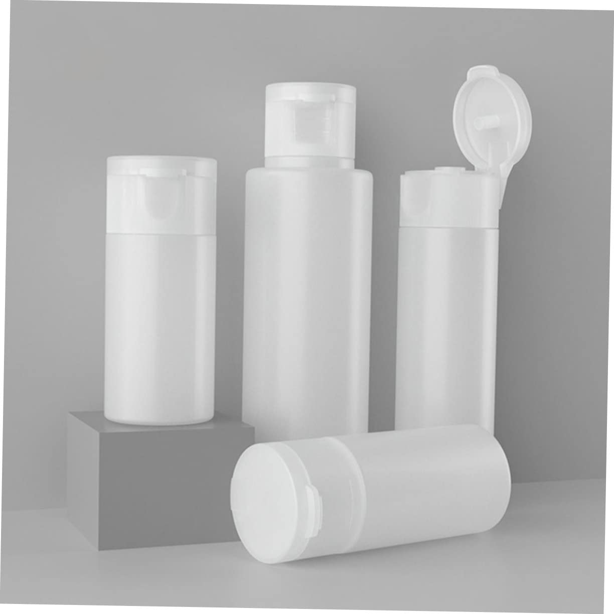 FOMIYES 50stücke Auslaufsichere Quetschflaschen Nachfüllbare Kunststoffflaschen Für Kosmetik Lotion Shampoo Leicht Und Tragbar Für Reisen Und Unterwegs