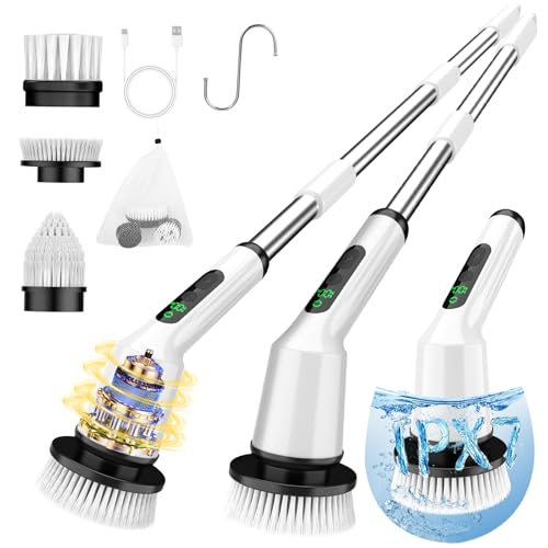 Electric Spin Scrubber for Bathroom Cleaning